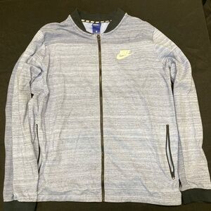 Nike Blue and Black Mesh Jacket